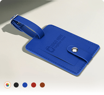 Wholesale PU Leather Luggage Tags with Buckle Straps